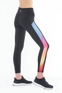 THE EYE CANDY Leggings (Colourfully Black)