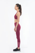 Load image into Gallery viewer, THE CURVY BOSS Sports Bra (Burgundy)