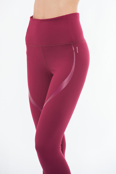 THE CURVY BOSS Leggings (Burgundy)