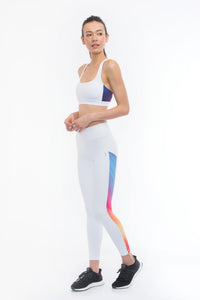 THE EYE CANDY Sports Bra (Colourfully White)