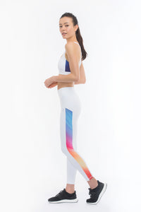 THE EYE CANDY Leggings (Colourfully White)