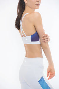 THE EYE CANDY Sports Bra (Colourfully White)