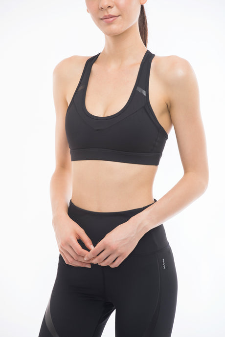 THE CURVY BOSS Sports Bra (Black)