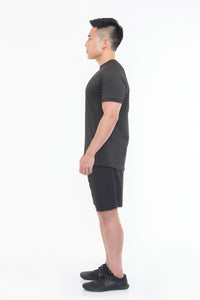 THE BODY SHAPER Short Sleeves (Black)
